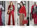 Eleganckie stylizacje z czerwonymi spodniami. Zobacz, co pasuje do czerwonego, od kapeluszy po torebki.