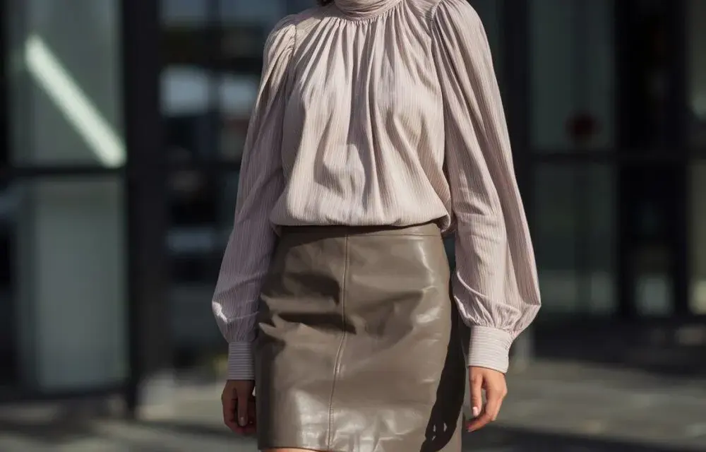 Jaką bluzkę do brązowej spódnicy wybrać, aby wyglądać stylowo?