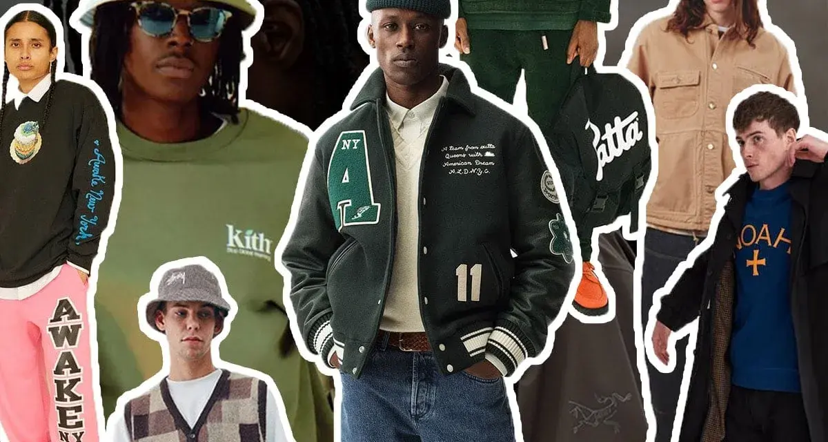 Kolekcja ubrań od znanych polskich marek streetwearowych: kurtki, bluzy, spodnie i akcesoria.