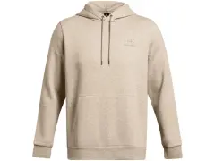 Beżowa bluza Under Armour bez kaptura z kieszenią kangurką i dyskretnym logo.