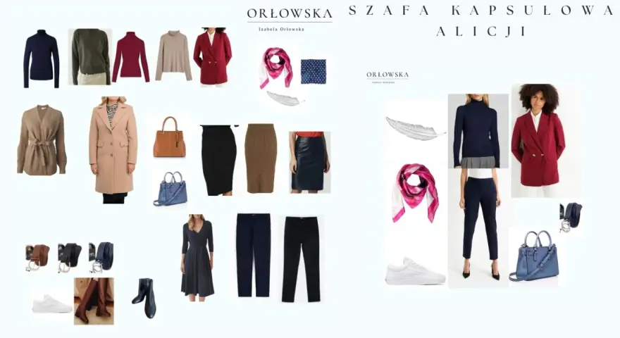 Inspiracje na to, jak modnie się ubrać: eleganckie płaszcze, marynarki, spódnice, spodnie, sukienka, swetry, torebki i akcesoria.